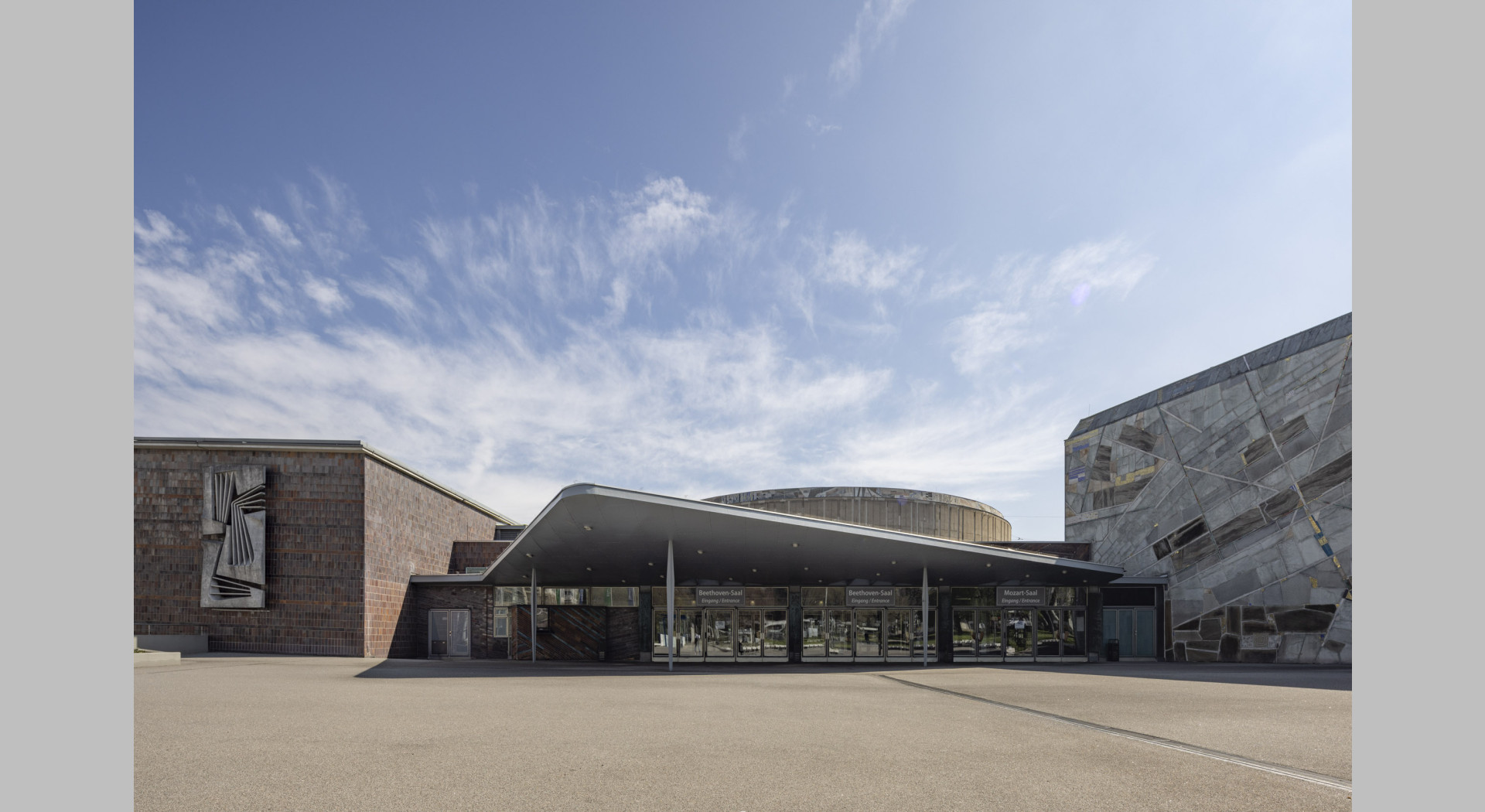 Ein historisches Gebäude: Die Liederhalle in Stuttgart