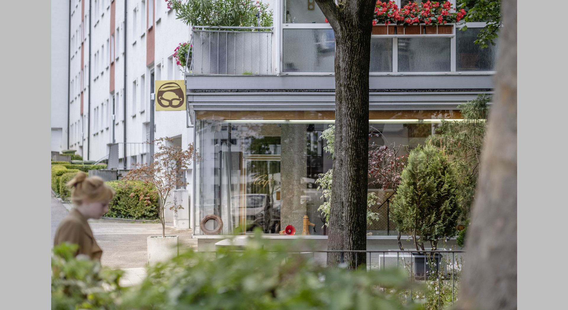 SpaceAK2 Übersicht Galerie AK2 Vermietung Cafe Location Aussenraum