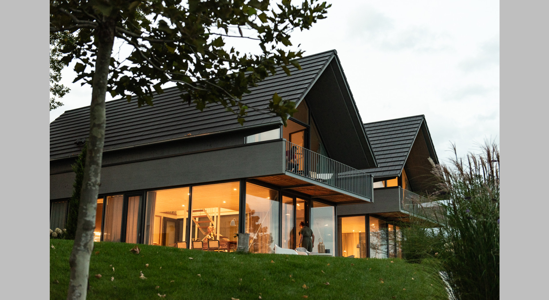 Architektenhäuser mit Seeblick