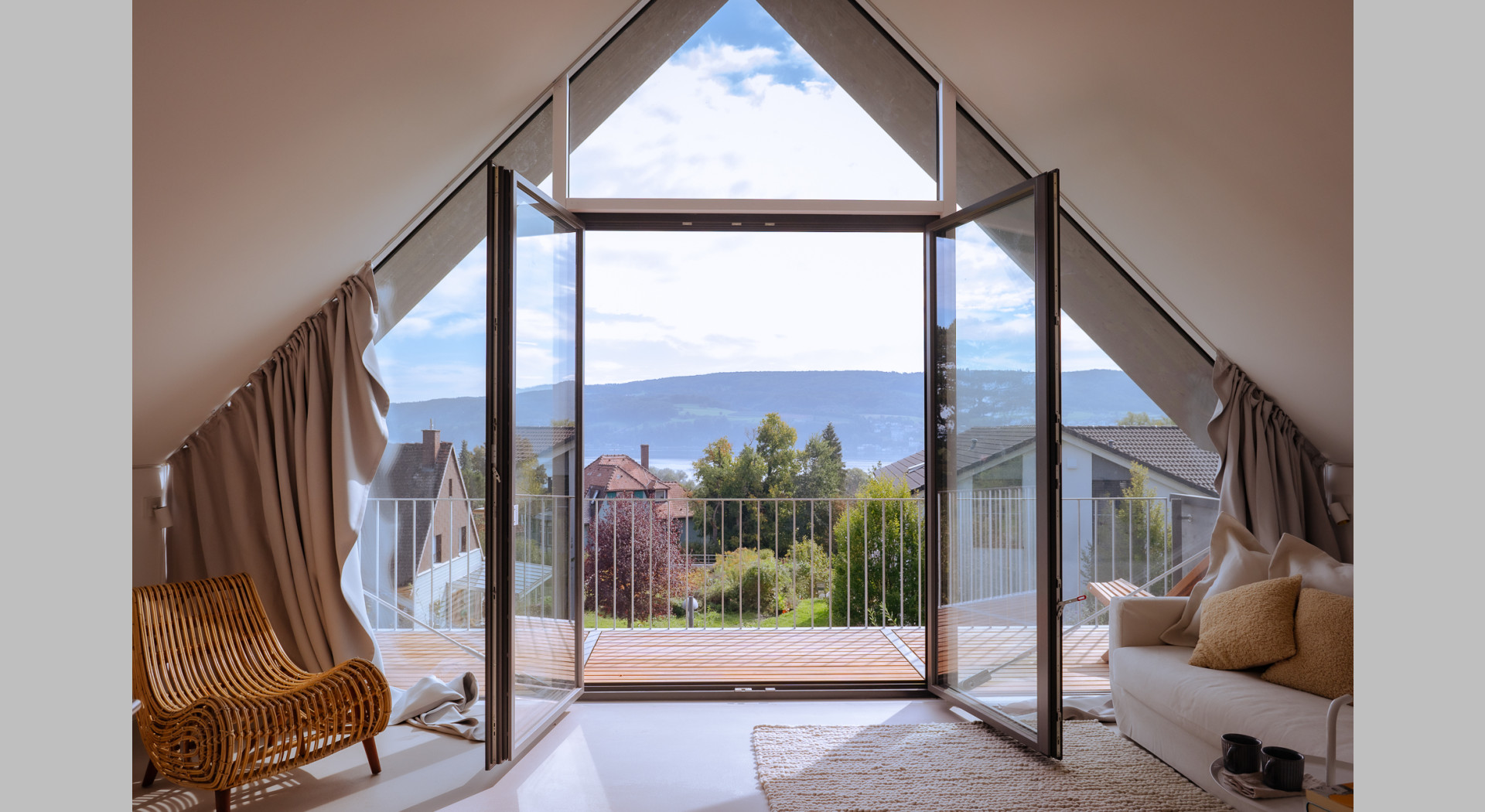 Architektenhäuser mit Seeblick