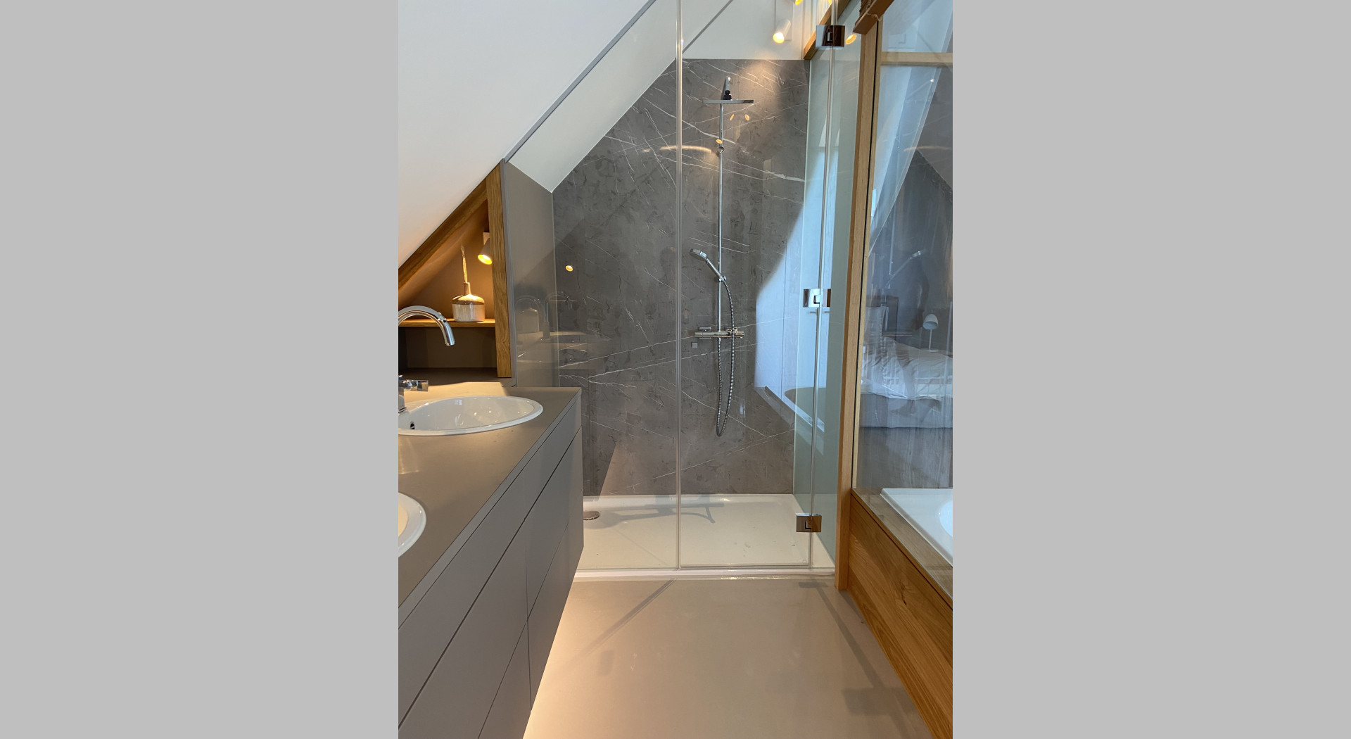 Architektenhäuser mit Seeblick