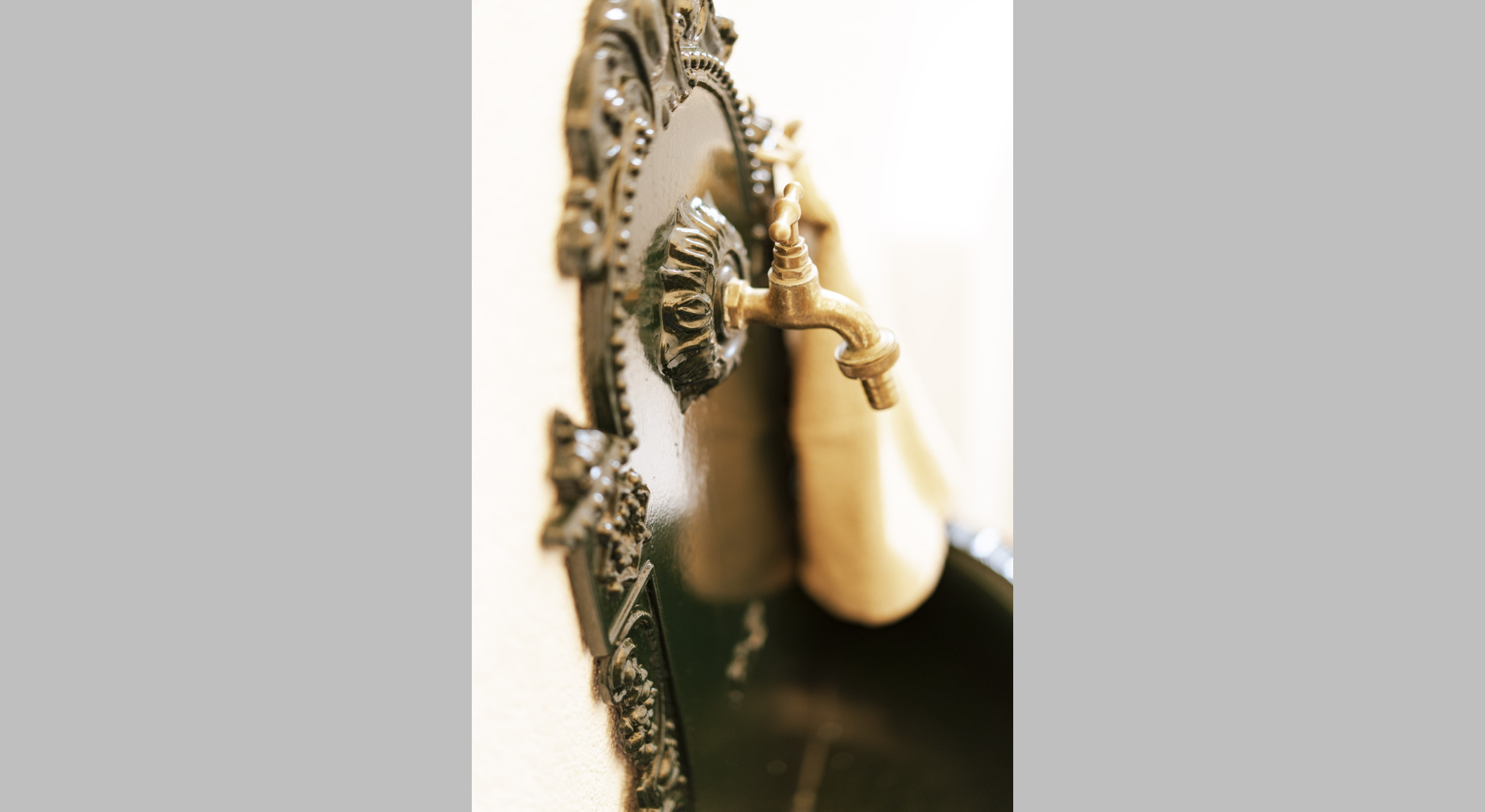 Gründerzeit Residenz aus 1887 I Brunnen im Gäste-WC