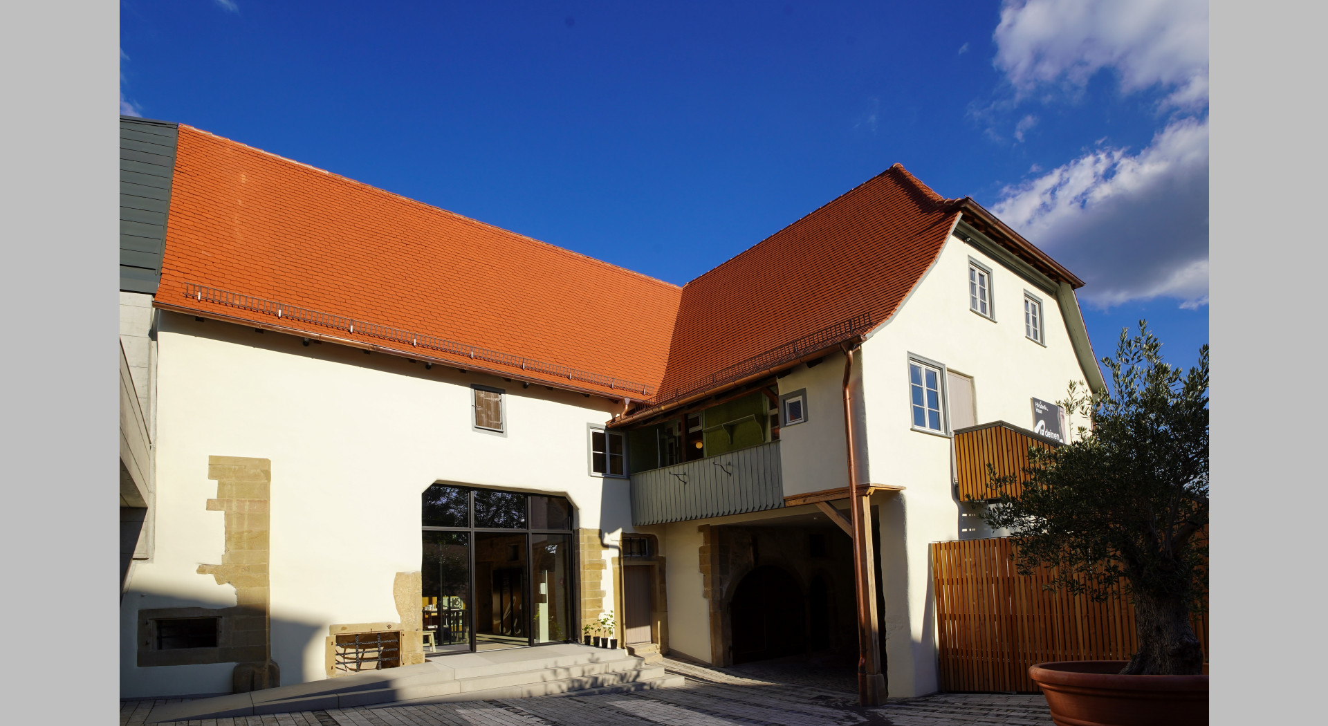 Hölderlinhaus Lauffen a.N., Ansicht Innenhof