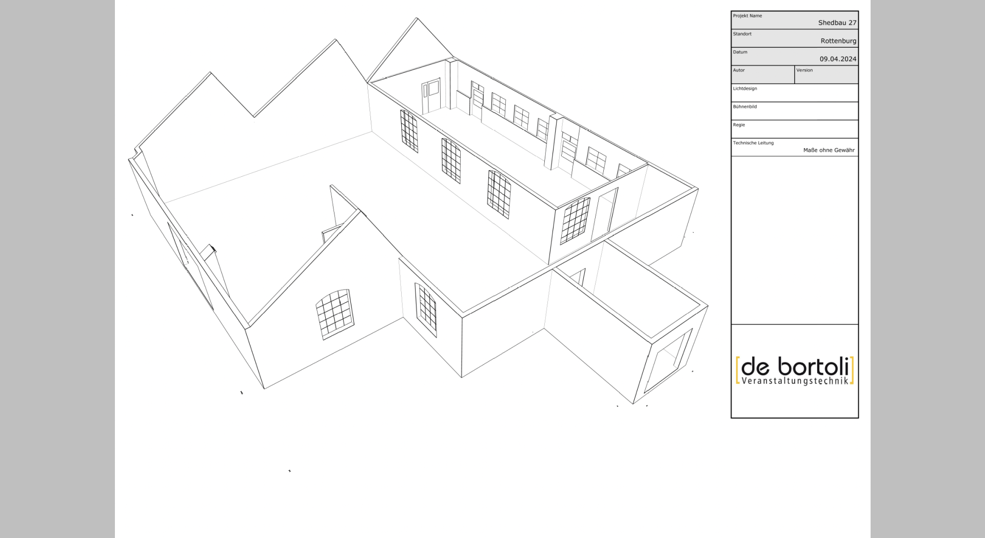 SHEDBAU27 - 3D Ansicht