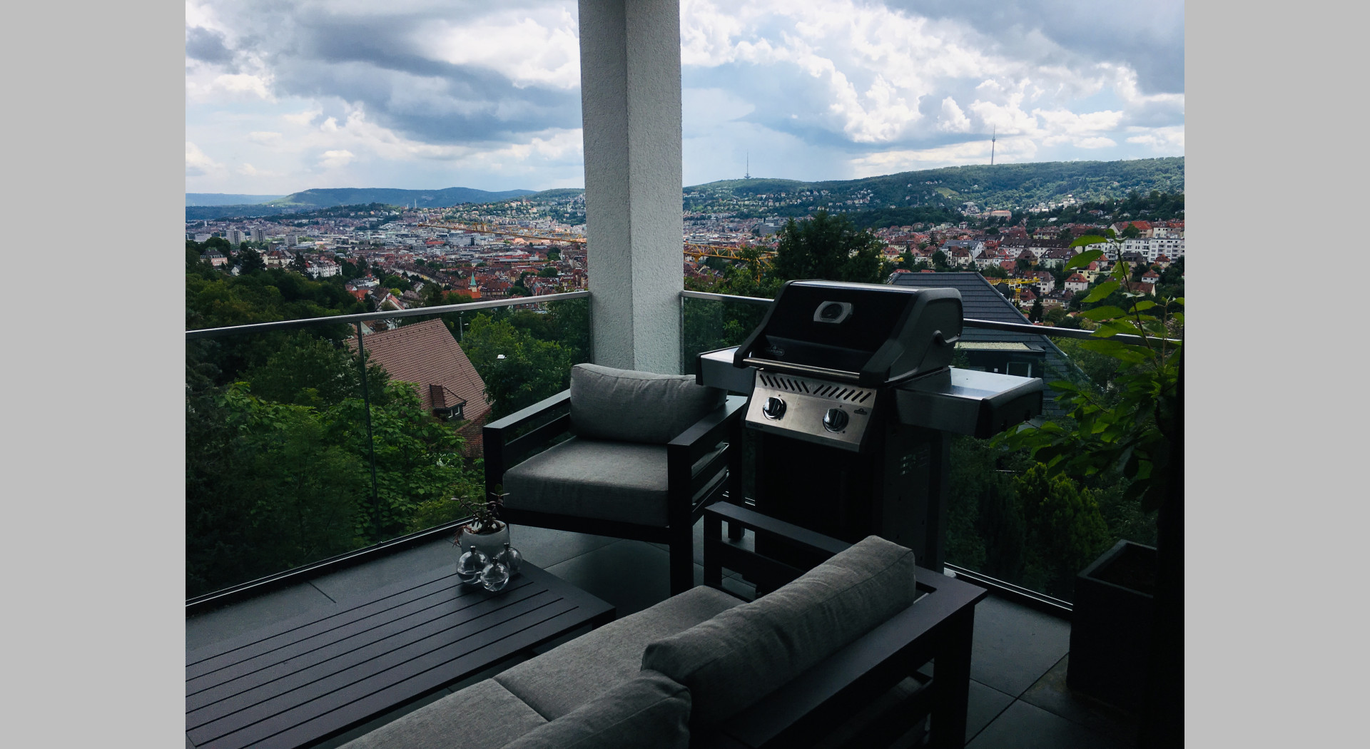 Location, Film, Aussicht, Balkon