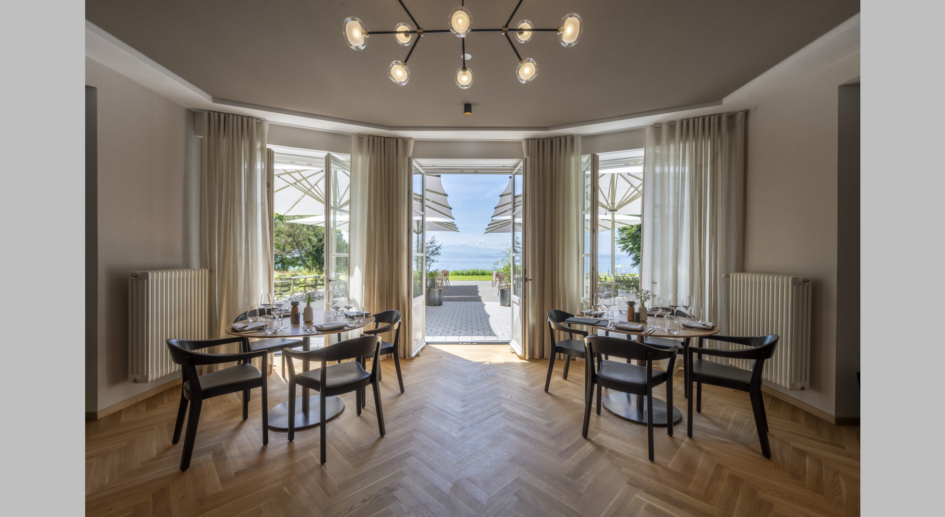 Restaurant pinus in der Villa Gminder