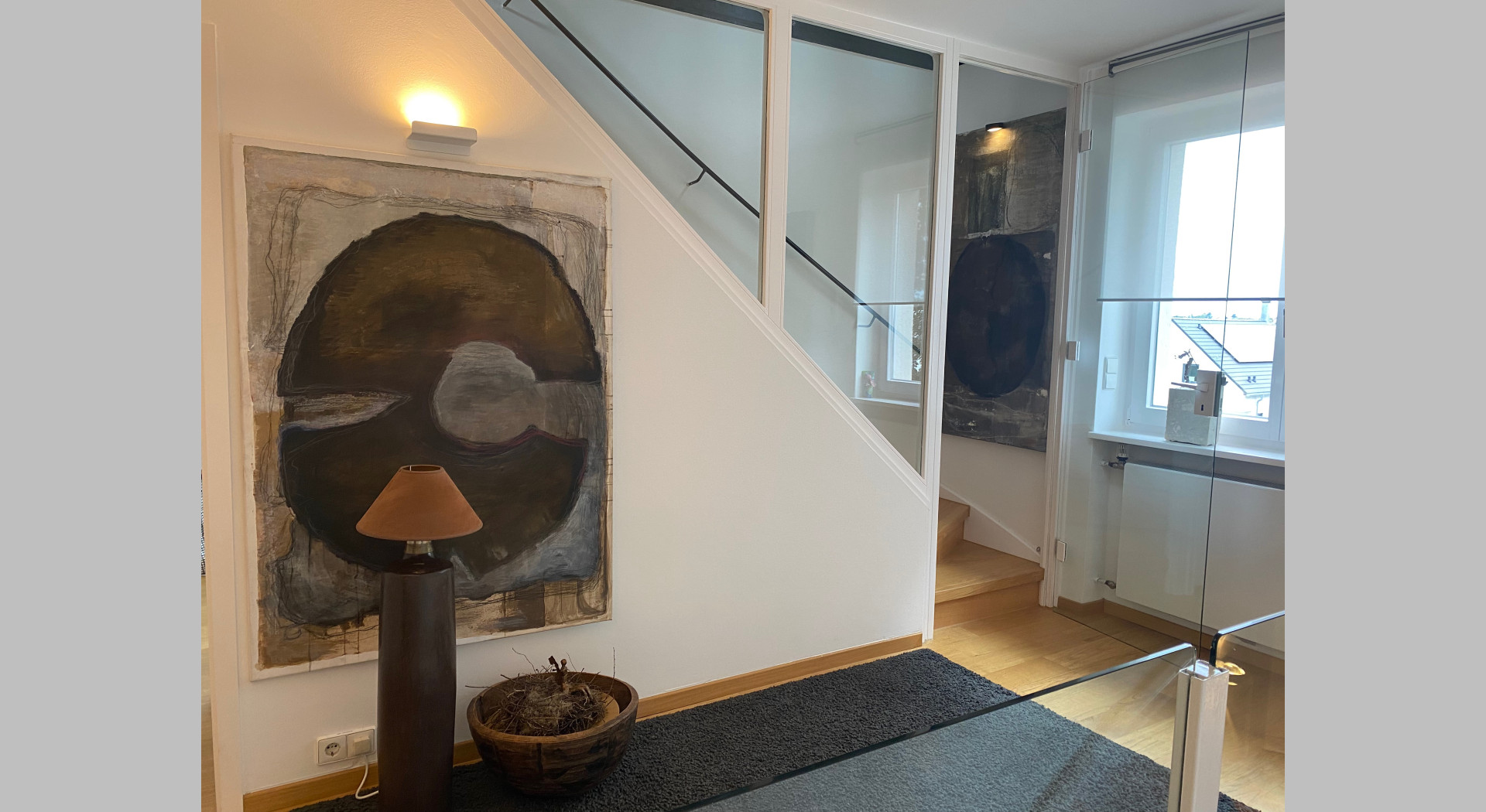 Ein Teil der Diele 1.OG mit Aufgang zum Dach