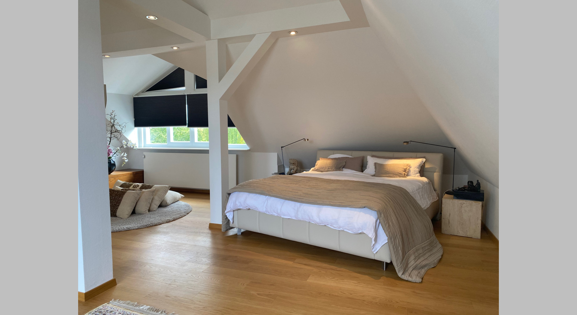 Schlafzimmer Dach eine Teilansicht