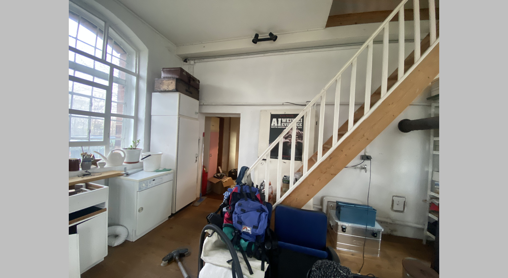 Treppe ins Obergeschoss