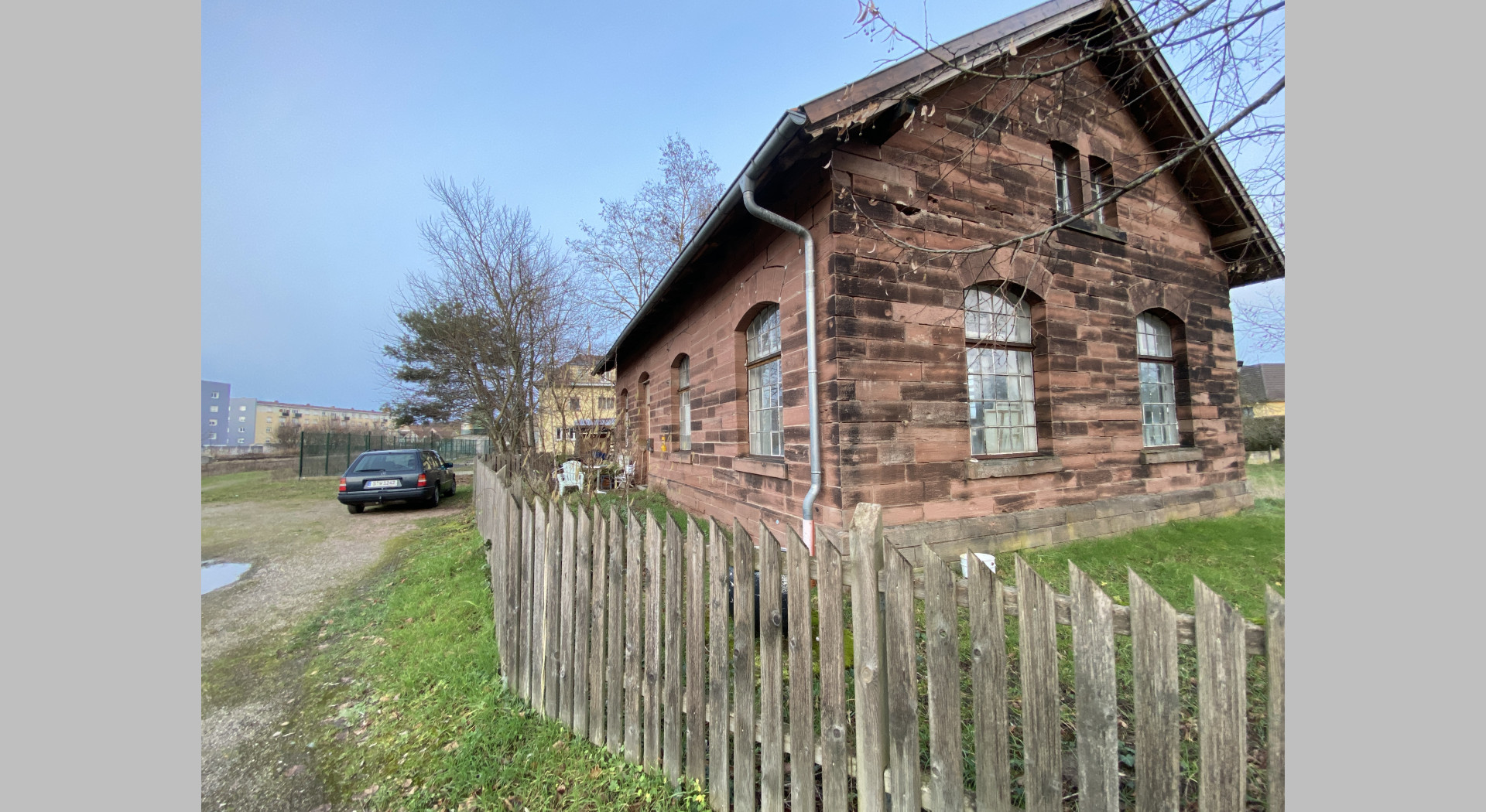 Backsteinhaus Atelier Pumpenhaus Parken