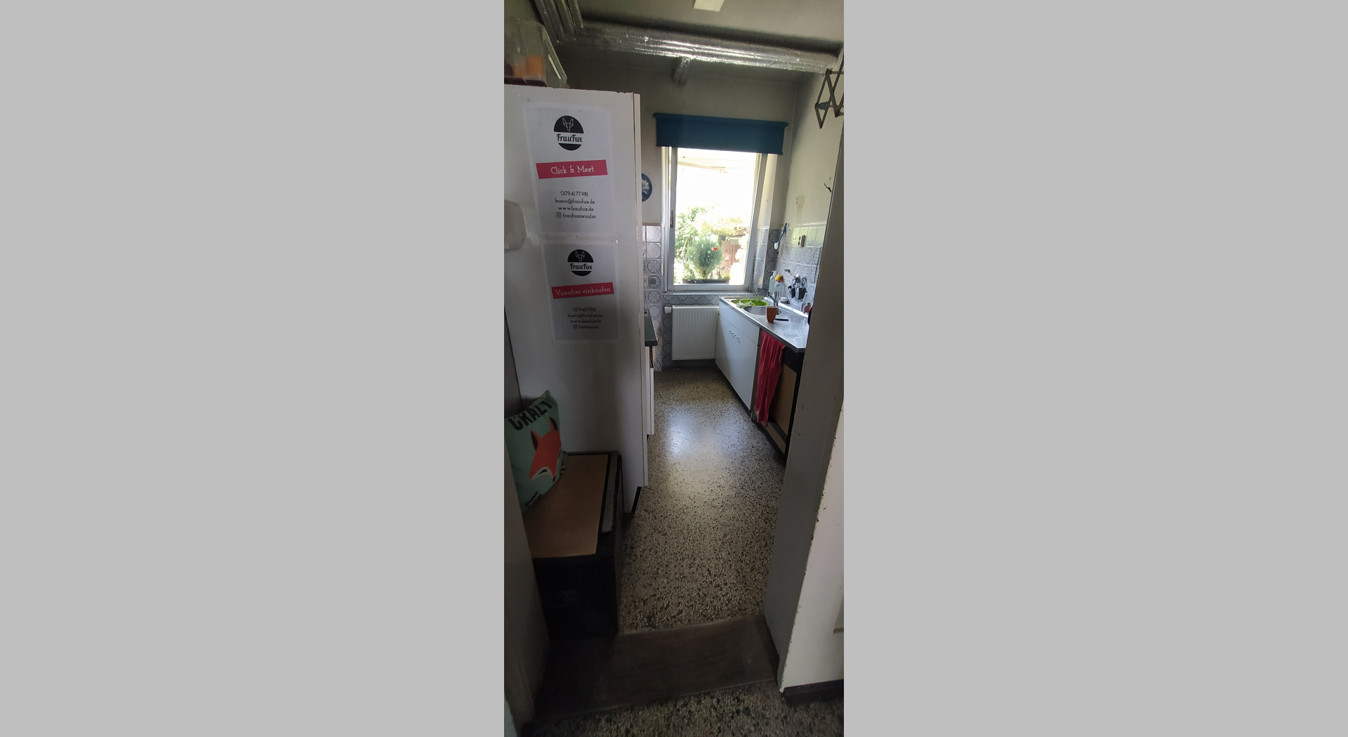 FrauFux Laden Beton Werkstatt Küche