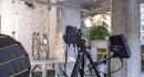 Vorderer Raum genutzt als Fotostudio
