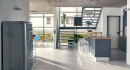 Aufgang zu der Galerie, Meeting Area und Küche