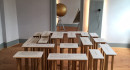 Literarische Ausstellung im Hölderlinhaus Lauffen a.N., Schriftenwolke
