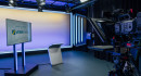 Realkulisse (Studio 16) mit exemplarischer Beleuchtung & Farbe